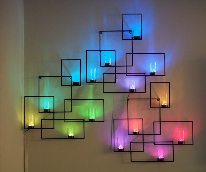 wall art and desk LED lights