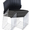 TECHNIK Stacking Chair (Plastic Seat)-2