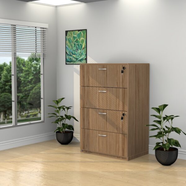 4 Drawer Lateral File - Various Colors