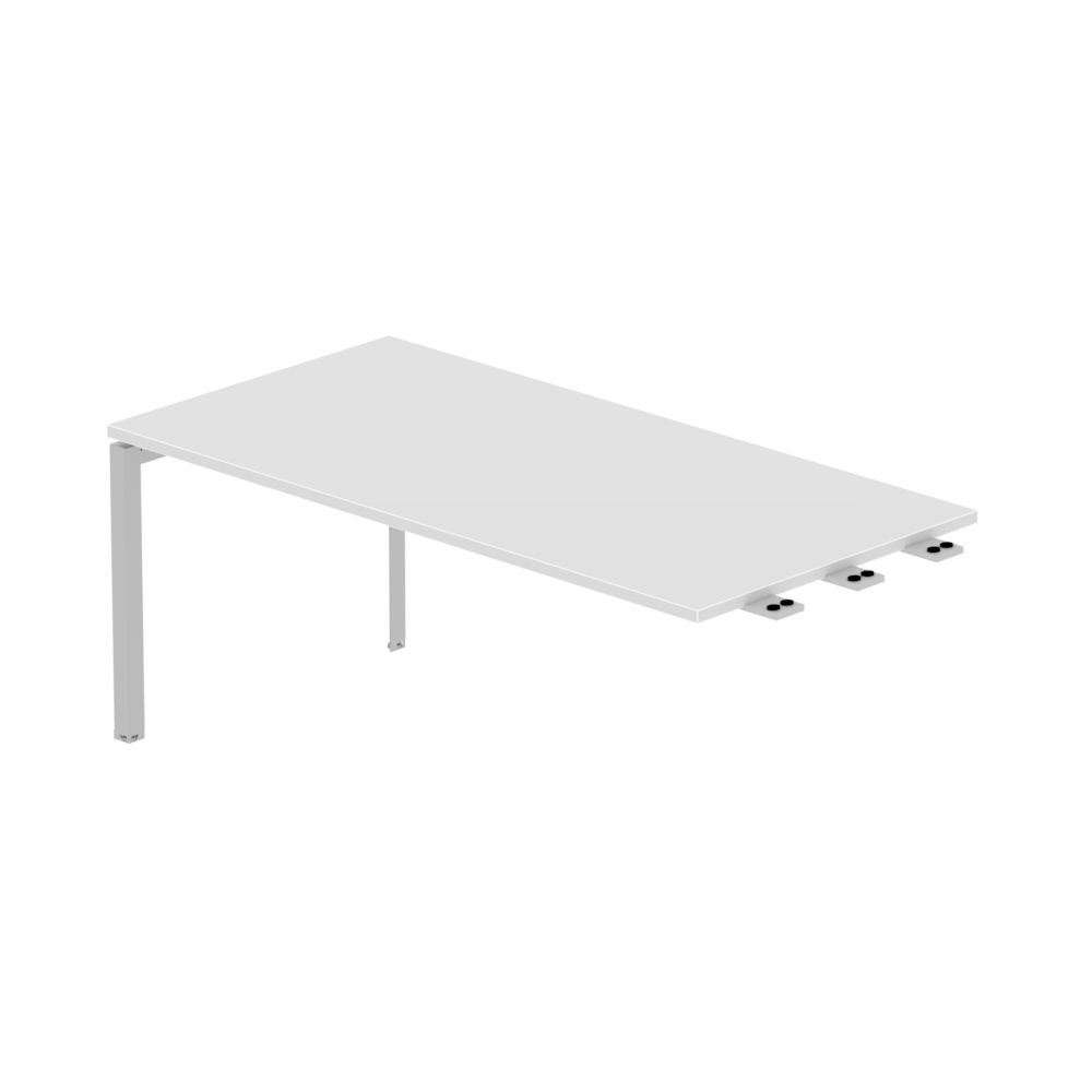 24" or 30" Deep x 48" Long INSPIRE Return - Various Color with Silver Legs - Image 4