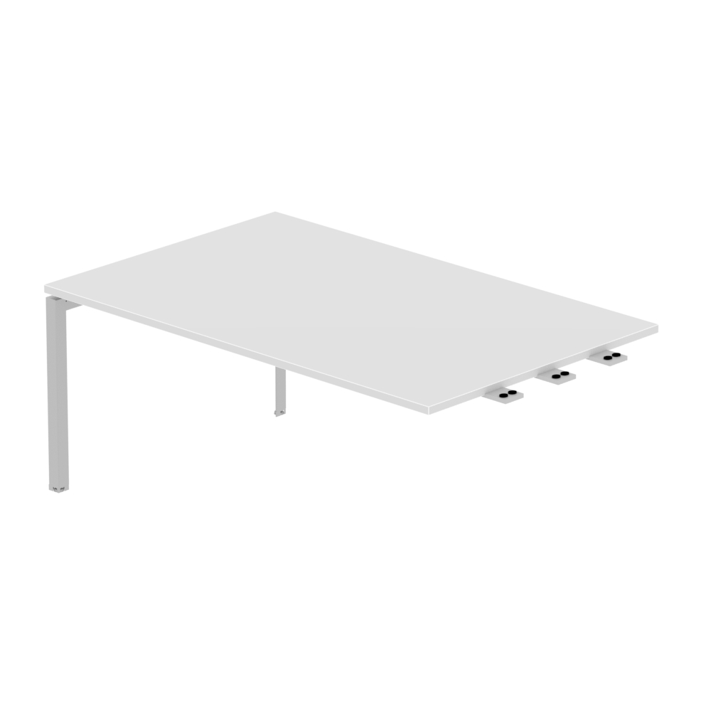 24" or 30" Deep x 48" Long INSPIRE Return - Various Color with Silver Legs - Image 9