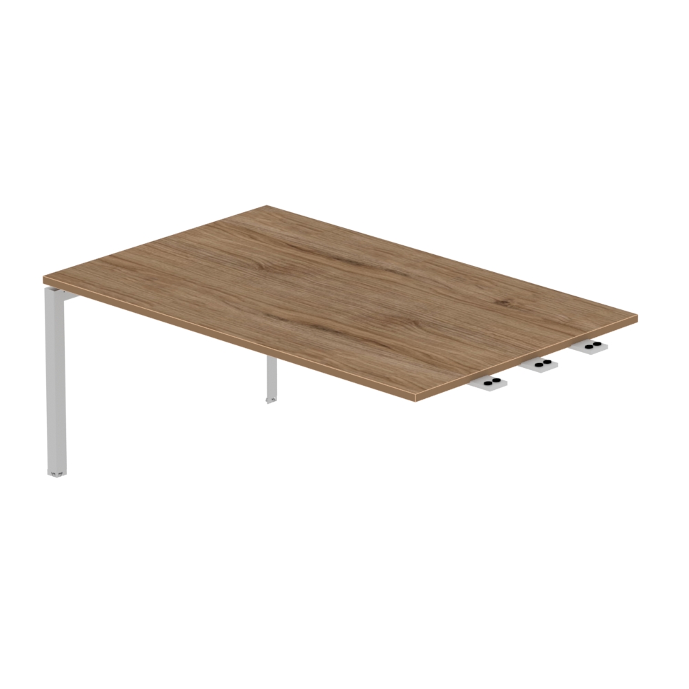 24" or 30" Deep x 48" Long INSPIRE Return - Various Color with Silver Legs - Image 7